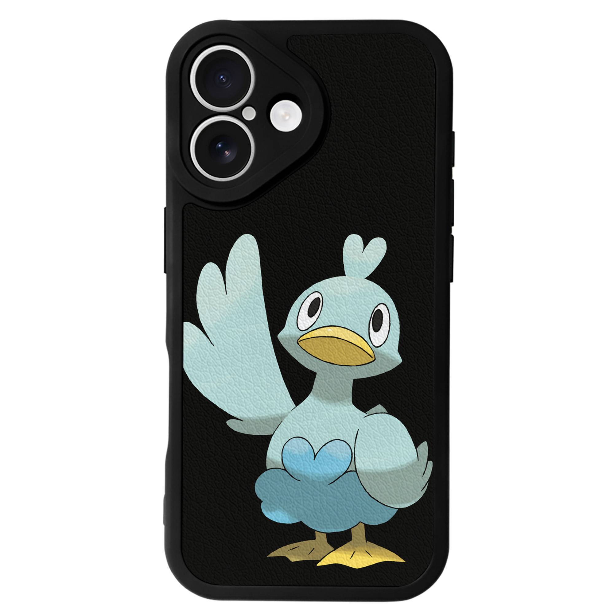 （画像用） ポケットモンスター Pokémon 【iPhone 16シリーズ対応】シリコンスマホケース（レザー調） 材質：シリコン